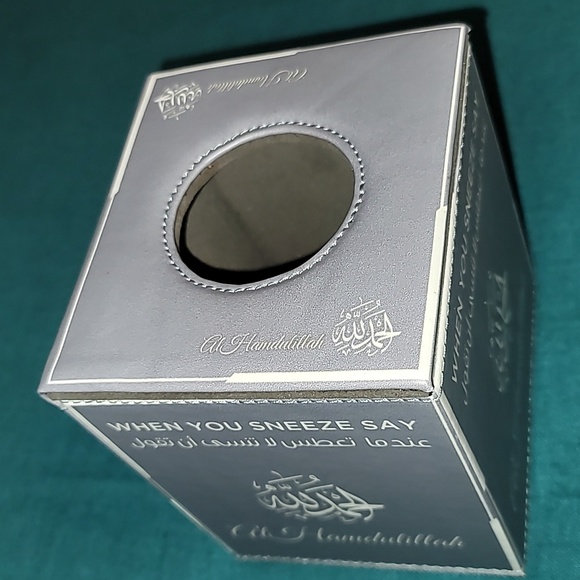 Vegan Leather tissue box - Picture 4 of 6